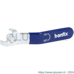 Bonfix stalen hendel voor 1 inch en 5/4 inch blauw 99742