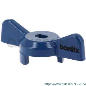 Bonfix stalen vlinderhendel voor 1 inch en 5/4 inch blauw 99746