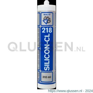 Connect Products Seal-it 218 Silicon-CL siliconenkit alle RAL, NCS en Sikkens kleuren koker 310 ml SI-218-XXXX-310