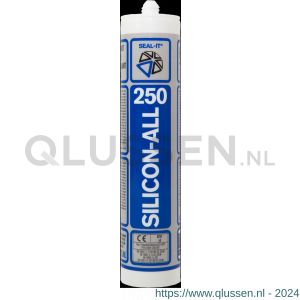 Connect Products Seal-it 250 Silicon-All siliconenkit zilvergrijs koker 310 ml SI-250-7106-310