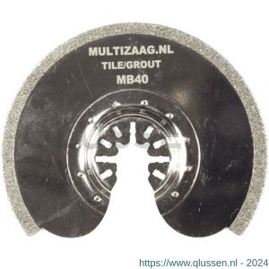 Multizaag MB40 diamant zaagblad Universeel halve maan blister 1 stuk UNI MB40 BL1