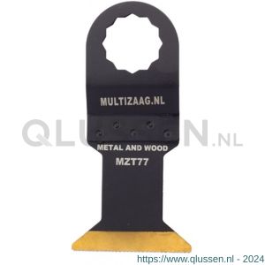 Multizaag MZT77 zaagblad HSS titanium Supercut 45 mm breed 42 mm lang blister 1 stuk SC MZT77 BL1