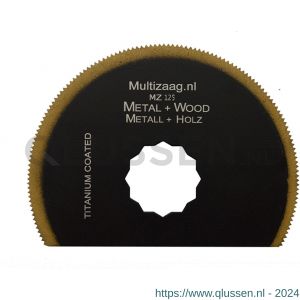 Multizaag MZ125 zaagblad HSS titanium Supercut half rond 85 mm blister 1 stuk SC MZ125 BL1