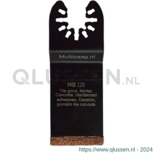 Multizaag MB120 slijpblad Universeel steen-beton 35x50 mm blister 1 stuk UNI MB120 BL1