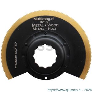 Multizaag MZ126 zaagblad HSS titanium Supercut halve maan los SC MZ126