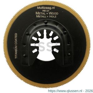 Multizaag MB127 zaagblad HSS titanium Universeel 85 mm los UNI MB127