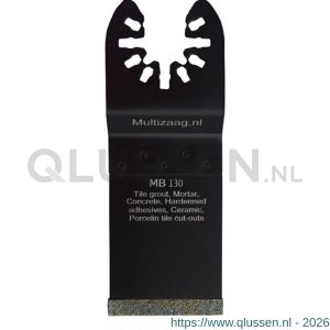 Multizaag MB130 diamant zaagblad Universeel 35 mm breed 40 mm lang blister 1 stuk UNI MB130 BL1