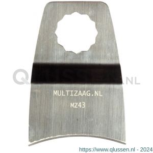 Multizaag MZ43 segmentmes concaaf Supercut blister 1 stuk SC MZ43 BL1