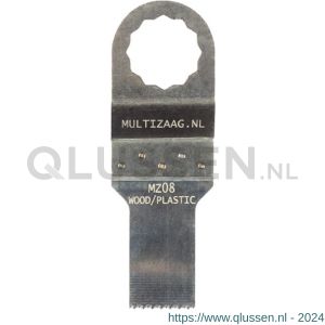 Multizaag MZ08 zaagblad standaard Supercut hout 20 mm breed 40 mm lang blister 1 stuk SC MZ08 BL1