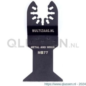 Multizaag MB77 zaagblad bi-metaal Universeel 45 mm breed 42 mm lang blister 1 stuk UNI MB77 BL1