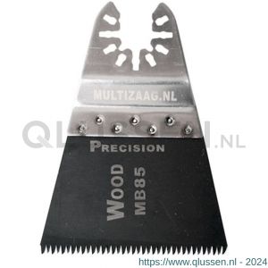 Multizaag MB85 zaagblad Universeel Precision hout 70 mm breed 40 mm lang blister 1 stuk UNI MB85 BL1