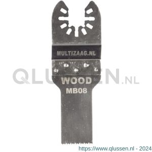 Multizaag MB08 zaagblad standaard Universeel hout 20 mm breed 40 mm lang los UNI MB08