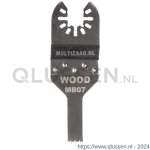 Multizaag MB07 zaagblad standaard Universeel 10 mm hout 10 mm breed 40 mm lang blister 1 stuk UNI MB07 BL1