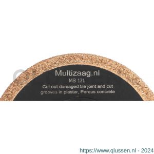 Multizaag MB120 slijpblad Universeel steen-beton 35x50 mm los UNI MB120