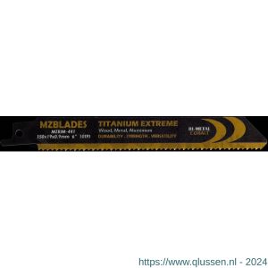 Multizaag MZBIM-441 reciprozaagblad bi-metaal Universeel breedte 19 mm lengte 115 mm dikte 0,9 mm UNI MZBIM-441