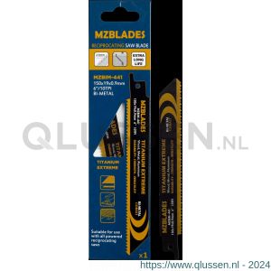 Multizaag MZBIM-441 reciprozaagblad bi-metaal Universeel breedte 19 mm lengte 115 mm dikte 0,9 mm UNI MZBIM-441