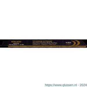 Multizaag MZBIM-443 reciprozaagblad bi-metaal Universeel breedte 19 mm TPI 1,8-2,6 lengte 225 mm dikte 1,25 mm UNI MZBIM-443