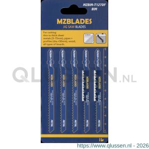 Multizaag MZBlades MZHSS-T127DF decoupeerzaagblad bi-metaal Universeel gegolfd-gefreesd tandafstand 3 mm lengte 100 mm dikte 1,5 mm UNI MZHSS-T127DF