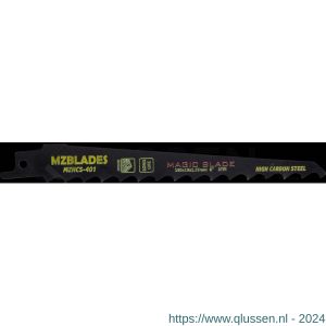 Multizaag MZHCS-401 reciprozaagblad Universeel hout breedte 19 mm TPI 8,5 lengte 152 mm dikte 1,25 mm UNI MZHCS-401