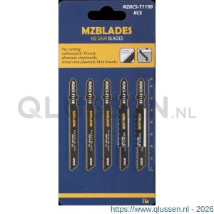 Multizaag MZBlades MZHCS-T119B decoupeerzaagblad Universeel hout tandafstand 1,9-2,3 mm lengte 92 mm dikte 1,5 mm UNI MZHCS-T119B