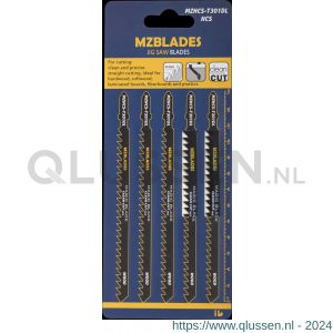 Multizaag MZBlades MZHCS-T301DL decoupeerzaagblad Universeel hout tandafstand 4-5,2 mm lengte 130 mm dikte 1,5 mm UNI MZHCS-T301DL