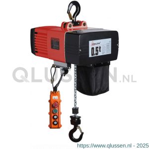 Delta elektrische kettingtakel DEH 400 V 0,125 ton met 10 m hijshoogte dubbele snelheid 1 part DH.0.DEH.001253.10