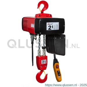 Delta elektrische kettingtakel DEH 400 V 2 ton met 6 m hijshoogte dubbele snelheid 2 parten DH.0.DEH.02003.06