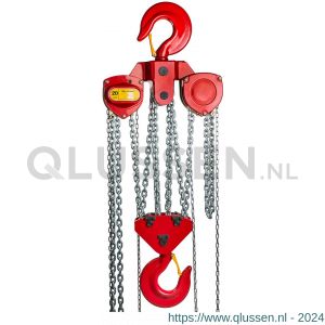 Delta Red Premium handkettingtakel 20 ton met 10 m hijshoogte DR.0.04120010