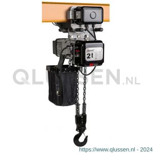 Delta elektrische kettingtakel met elektrische loopkat DTD 400 V 2 ton met 3 m hijshoogte dubbele snelheid 2 parten SG.0.DTD.02202.03