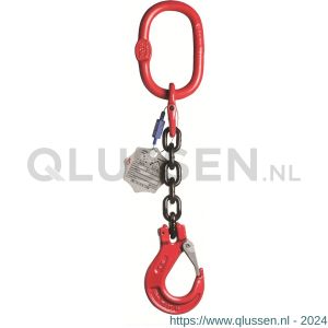 Deltalock Grade 80 hijsketting voorloper 13 mm x 2 m klephaak YE.8.1SK.13.020